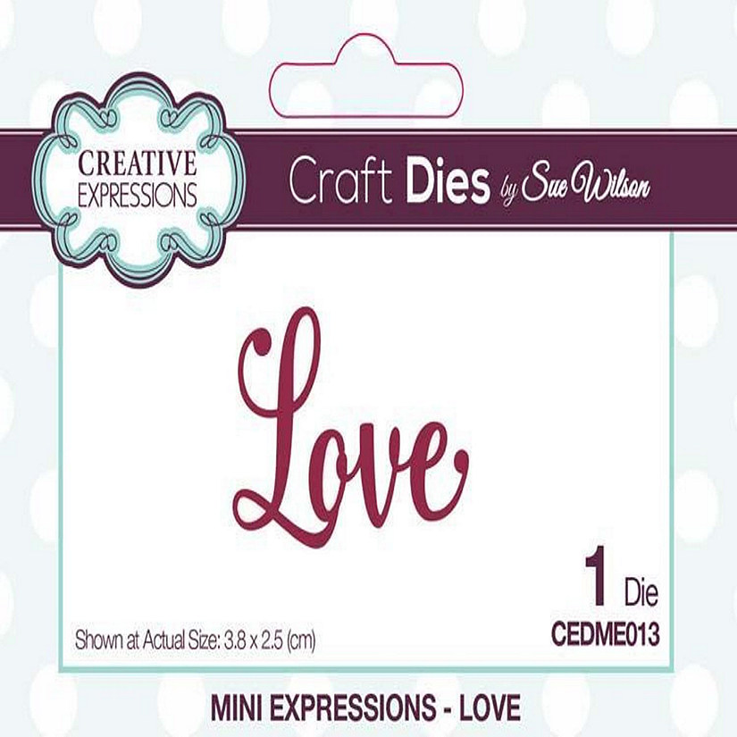 Creative Expressions Mini Expressions Collection Love Die Image