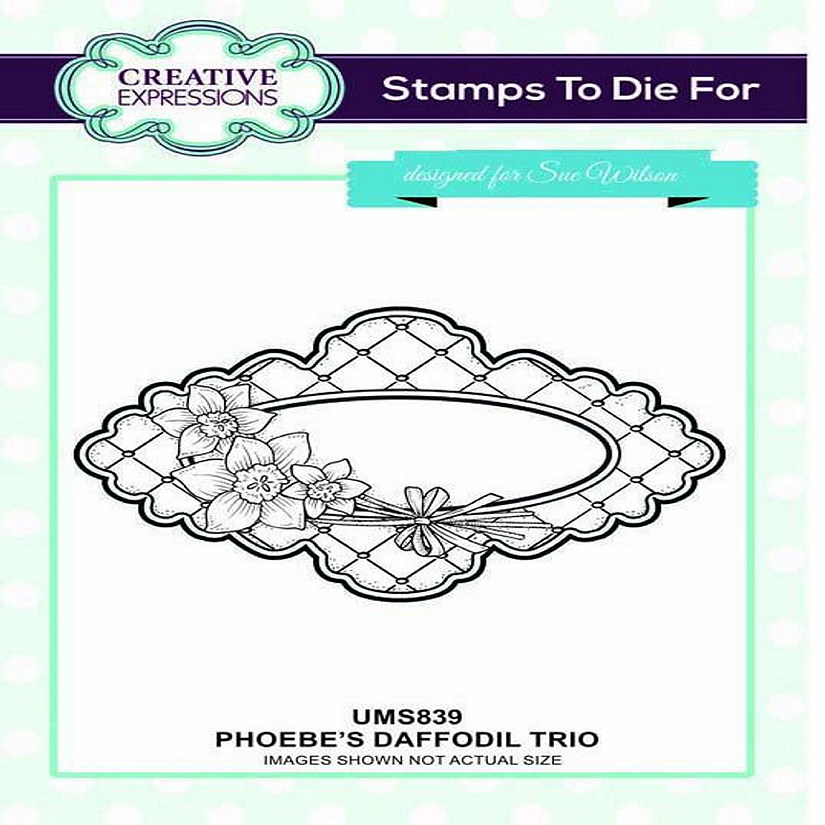 Creative Expressions Stamps To Die For Phoebe's Daffodil Trio Image
