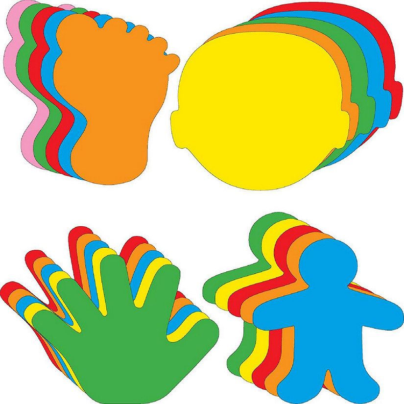 Creative Shapes Etc.  -  Large Cut-out Set - Assorted Body Parts Image
