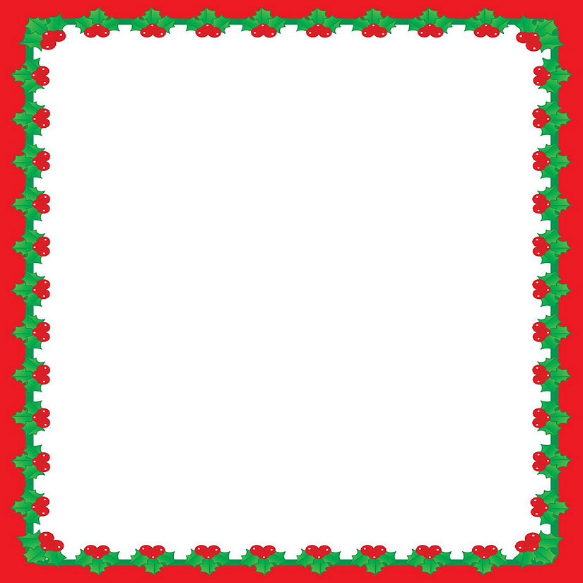 Creative Shapes Etc. - Designer Paper - Christmas Holly (50 Sheet Package) Image