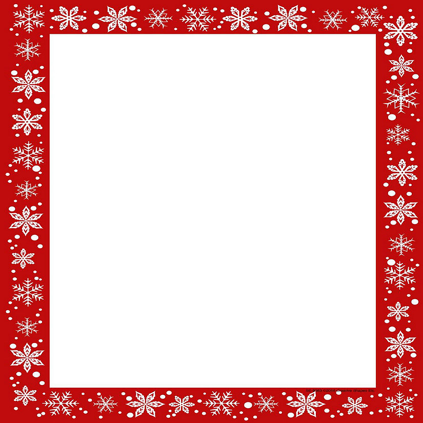 Creative Shapes Etc. - Designer Paper - Christmas Snow (50 Sheet Package) Image