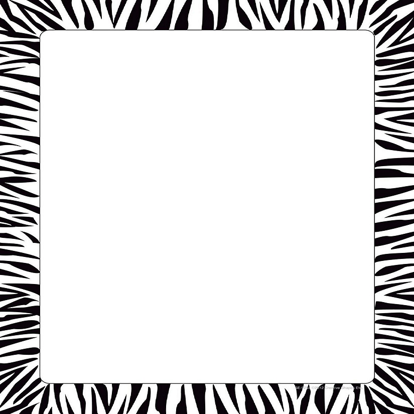 Creative Shapes Etc. - Designer Paper - Zebra Border (50 Sheet Package) Image