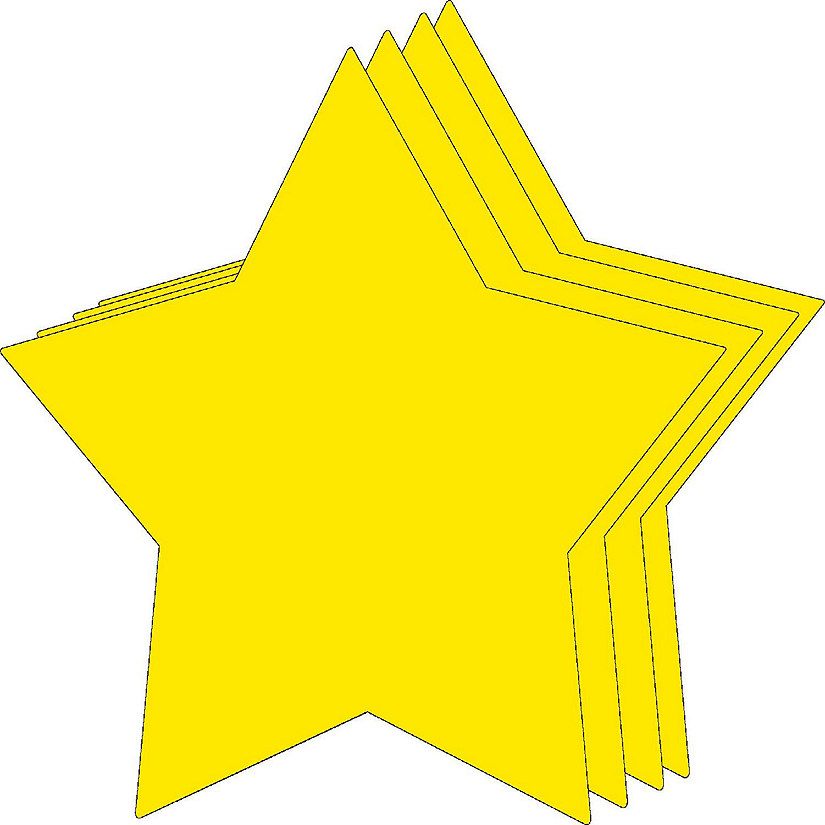 Creative Shapes Etc. - Die-cut Magnetic - Super Single Color Star Image