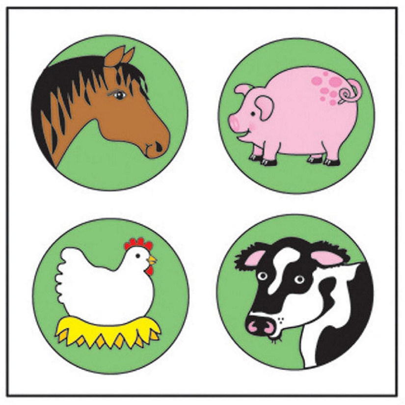 Creative Shapes Etc. - Incentive Stickers - Farm Animal Image