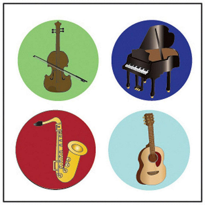 Creative Shapes Etc. - Incentive Stickers - Musical Instruments Image