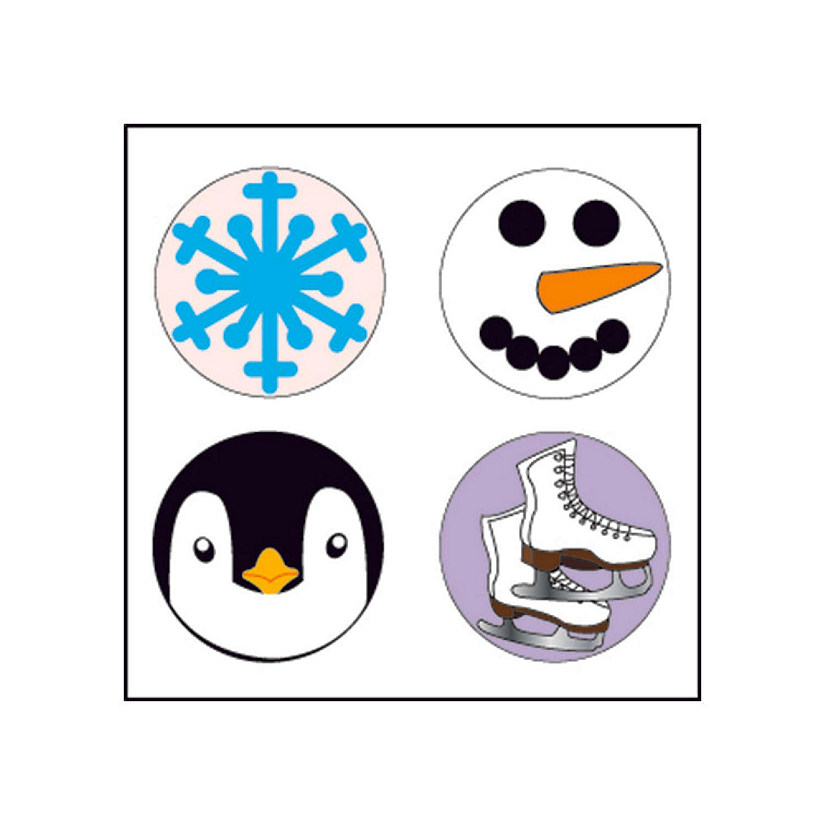 Creative Shapes Etc. - Incentive Stickers - Winter Image