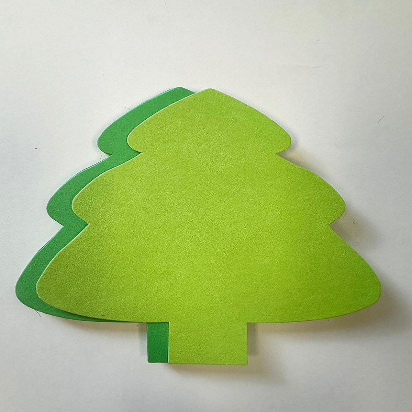 Creative Shapes Etc. - Large Assorted Color Construction Paper Craft Cut-out - Holiday Evergreen Tree Image