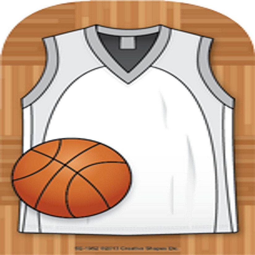Creative Shapes Etc. - Large Notepad - Basketball Jersey Image