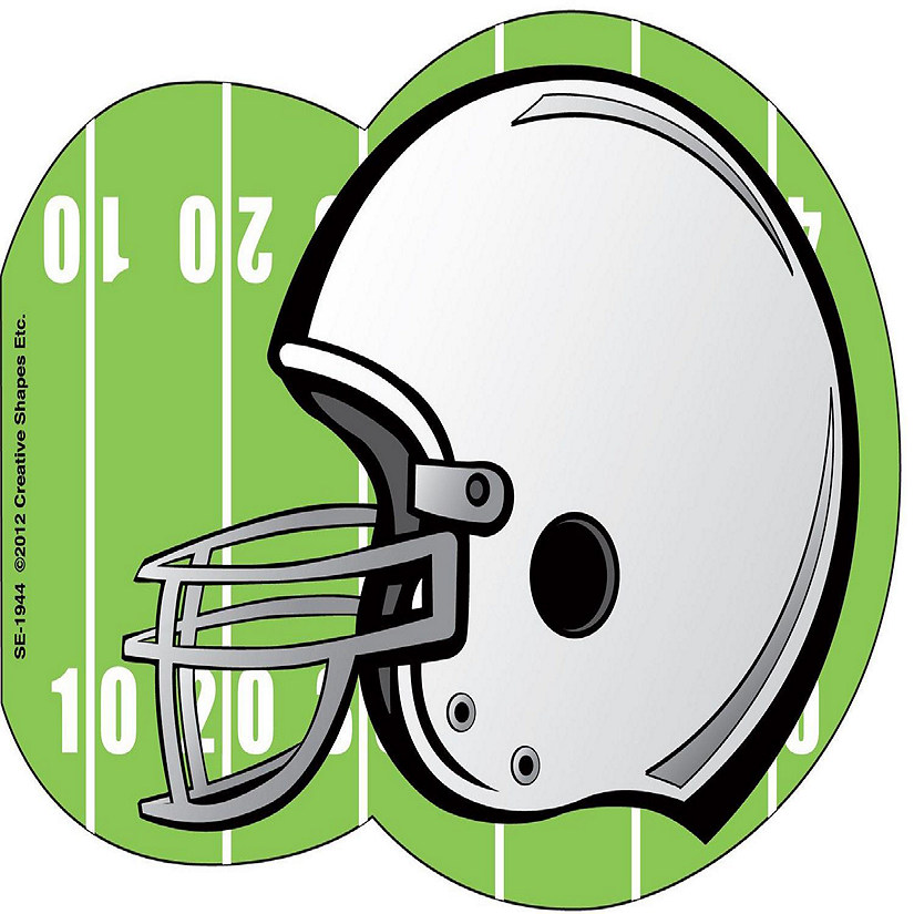 Creative Shapes Etc. - Large Notepad - Football Helmet Image