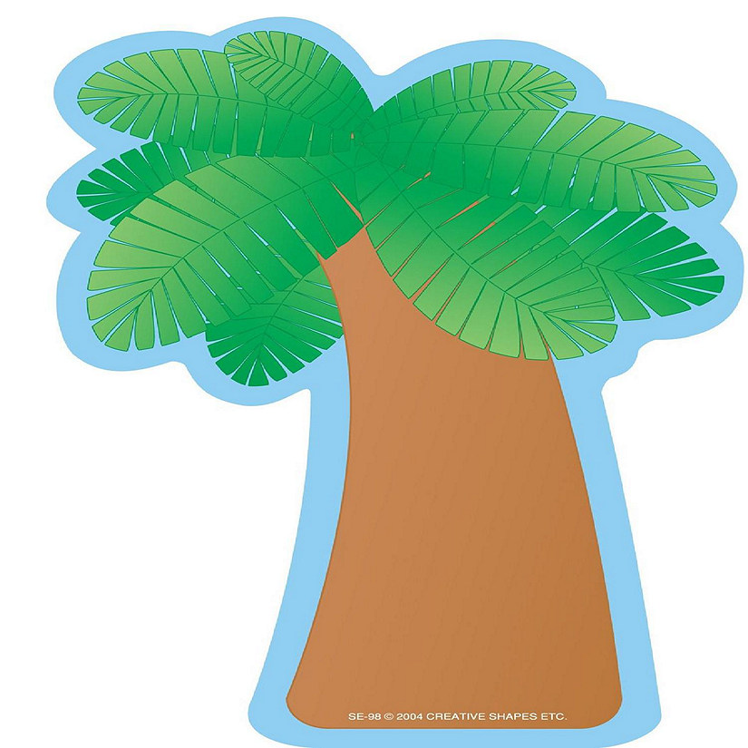 Creative Shapes Etc. - Large Notepad - Palm Tree Image