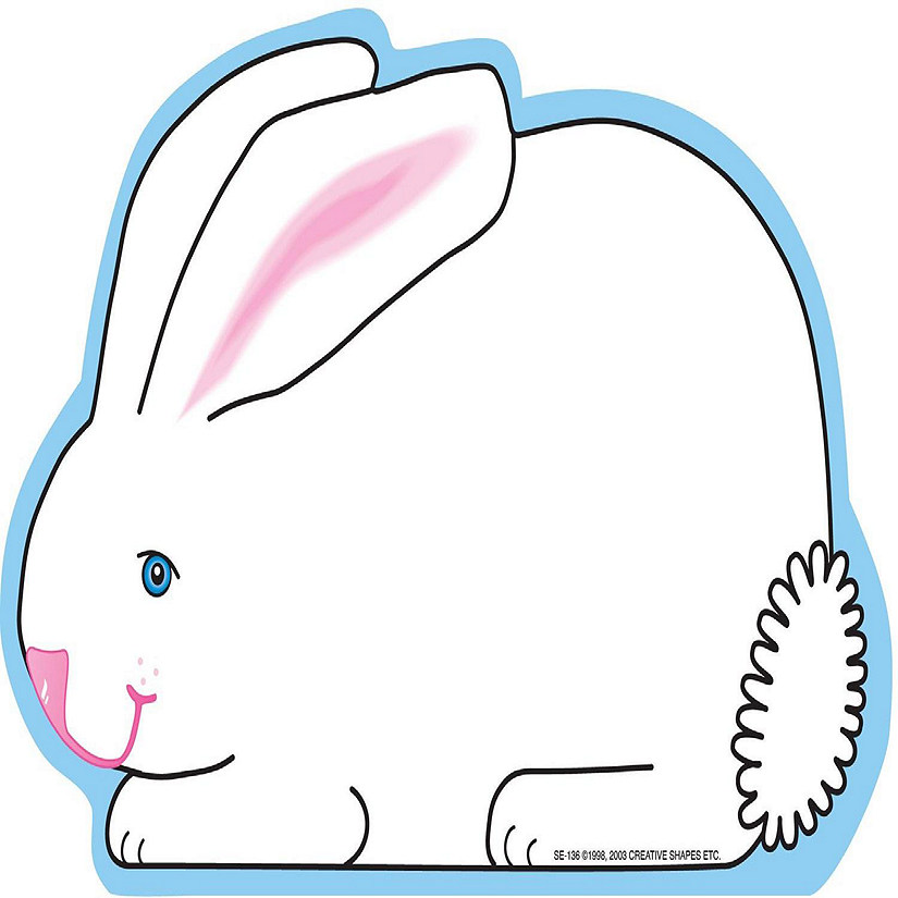 Creative Shapes Etc. - Large Notepad - Rabbit Image