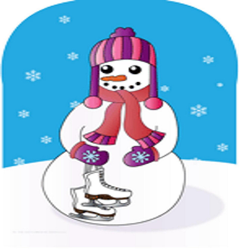 Creative Shapes Etc. - Large Notepad - Snow Woman Image