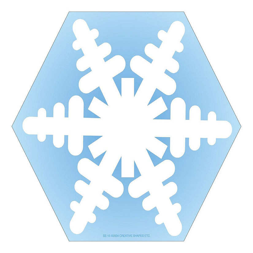 Creative Shapes Etc. - Large Notepad - Snowflake Image