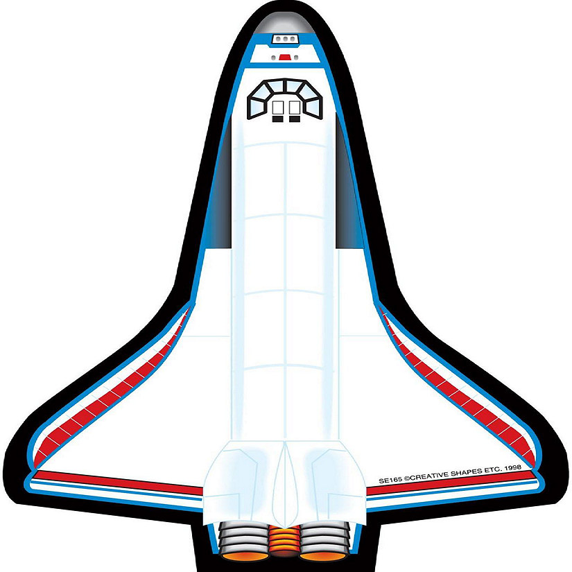 Creative Shapes Etc. - Large Notepad - Space Shuttle Image