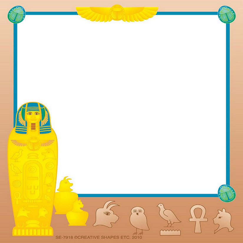 Creative Shapes Etc. - Mini Notepad - Egyptian / Lined Image