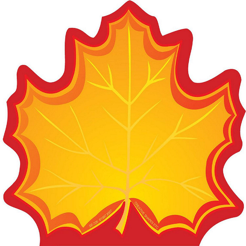 Creative Shapes Etc. - Mini Notepad - Maple Leaf Image