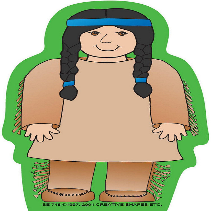Creative Shapes Etc. - Mini Notepad - Native American Boy Image