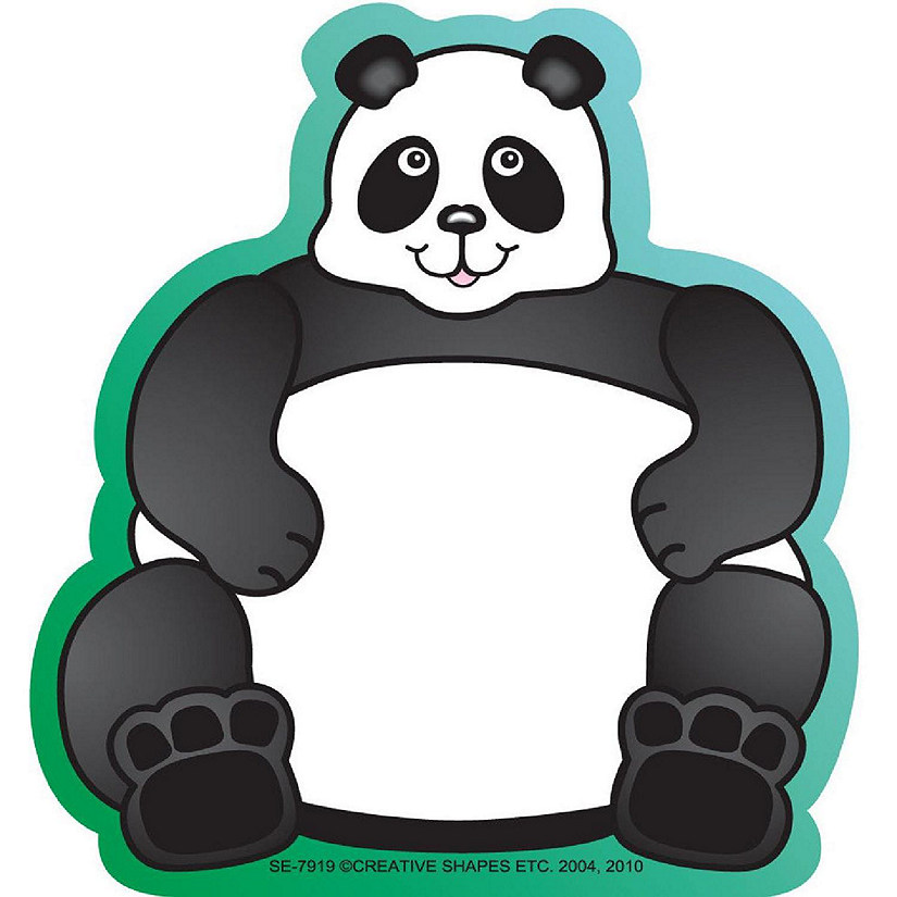 Creative Shapes Etc. - Mini Notepad - Panda Image