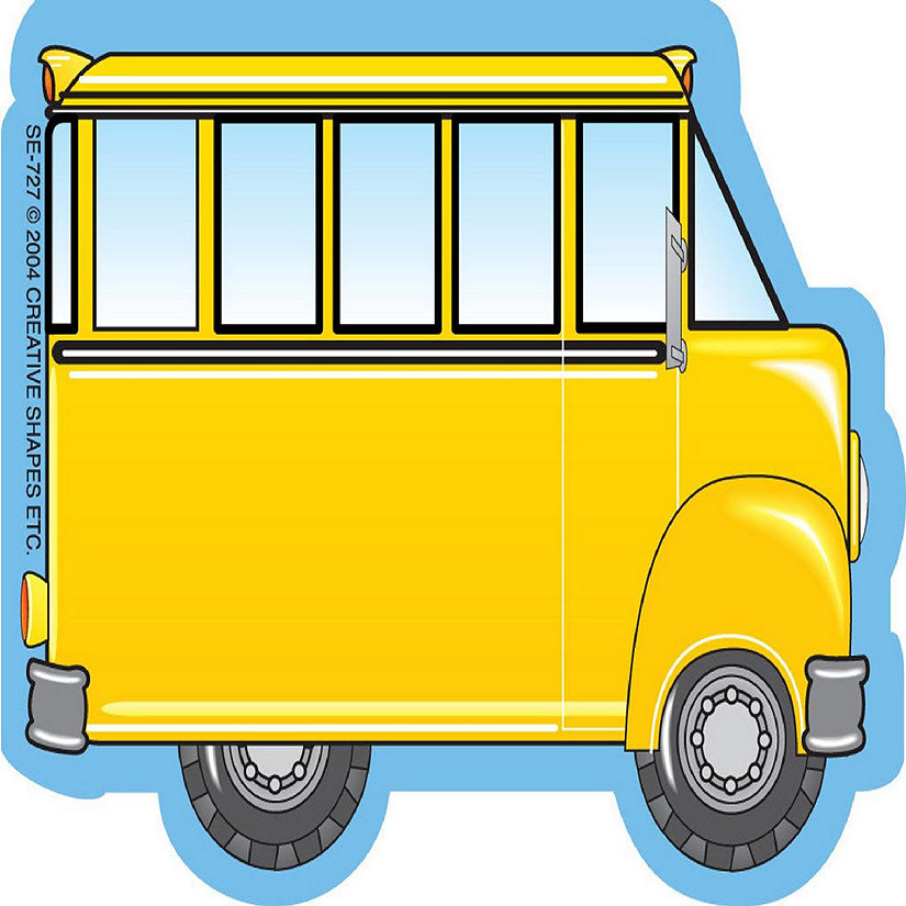 Creative Shapes Etc. - Mini Notepad - School Bus Image