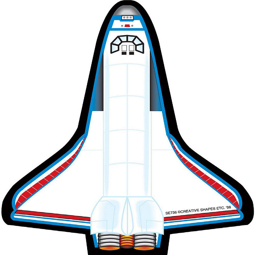 Creative Shapes Etc. - Mini Notepad - Space Shuttle Image