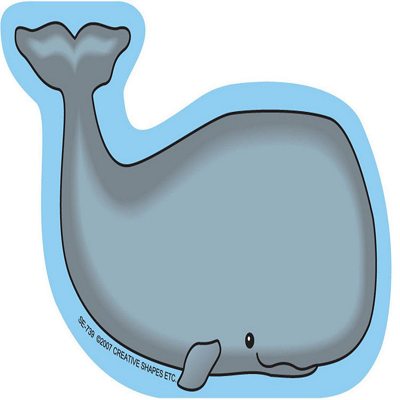 Creative Shapes Etc. - Mini Notepad - Whale Image