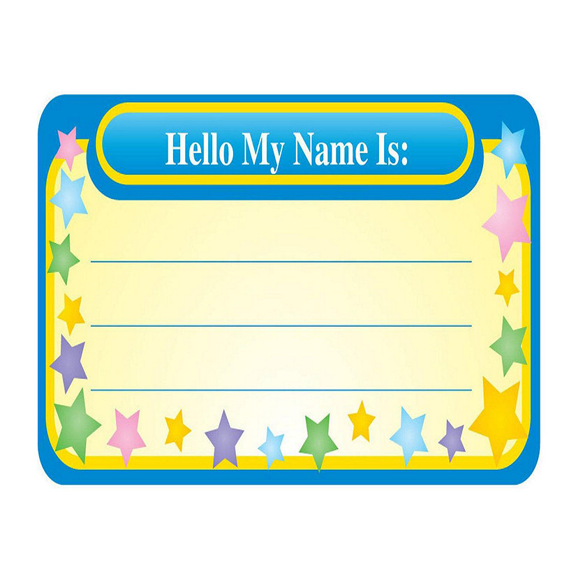 Creative Shapes Etc. - Nametag - My Name Is Image