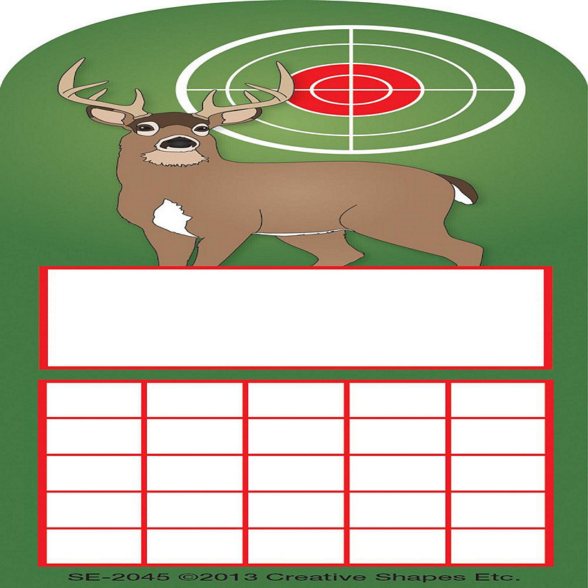 Creative Shapes Etc. - Personal Incentive Chart - Deer Image