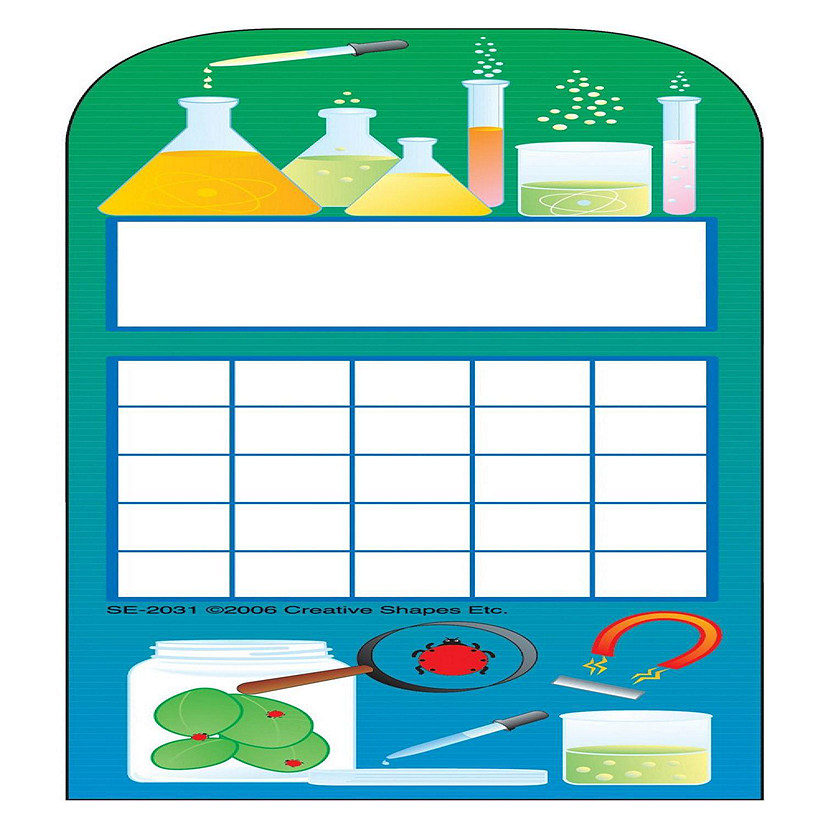 Creative Shapes Etc. - Personal Incentive Chart - Science Lab Image