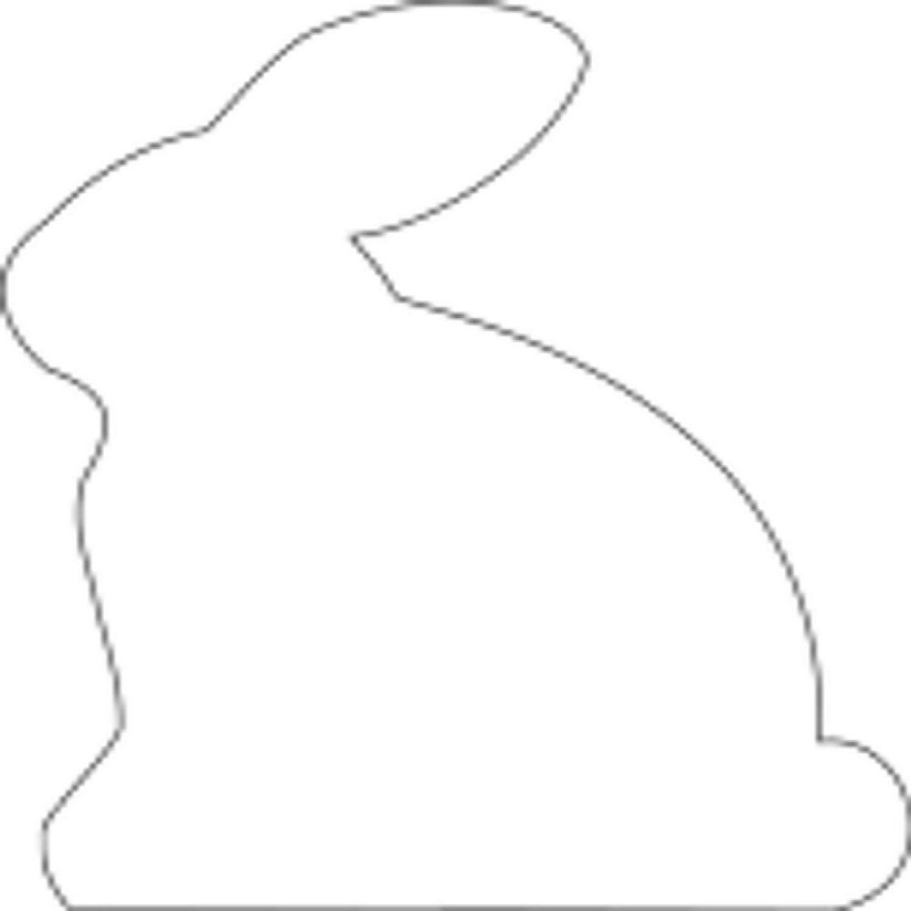 Creative Shapes Etc. - Sticky Shape Notepad - Rabbit Image