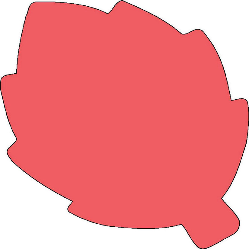 Creative Shapes Etc. - Sticky Shape Notepad - Red Leaf Image