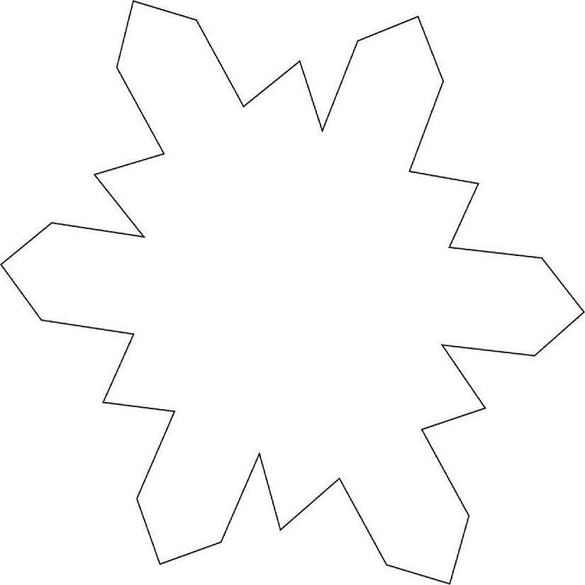 Creative Shapes Etc. - Sticky Shape Notepad - Snowflake Image