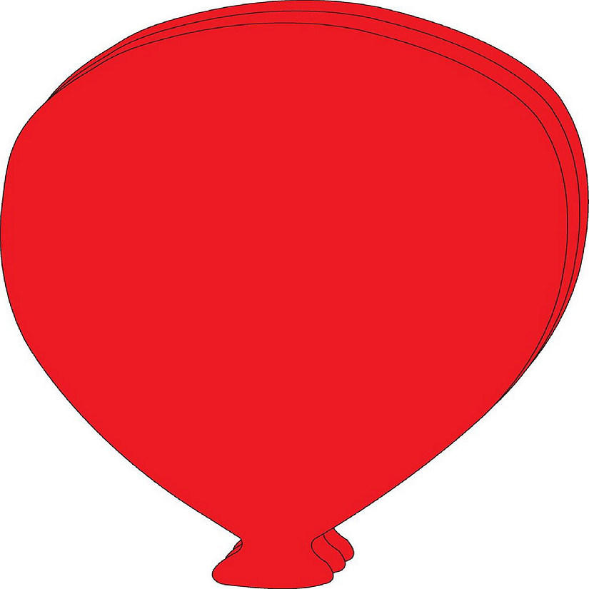 Creative Shapes Etc. - Super Cut-outs - Single Color Balloon Image