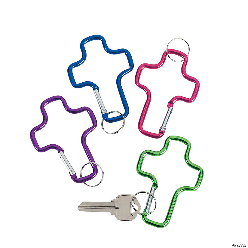 Cross Clip Keychains - 12 Pc. Image