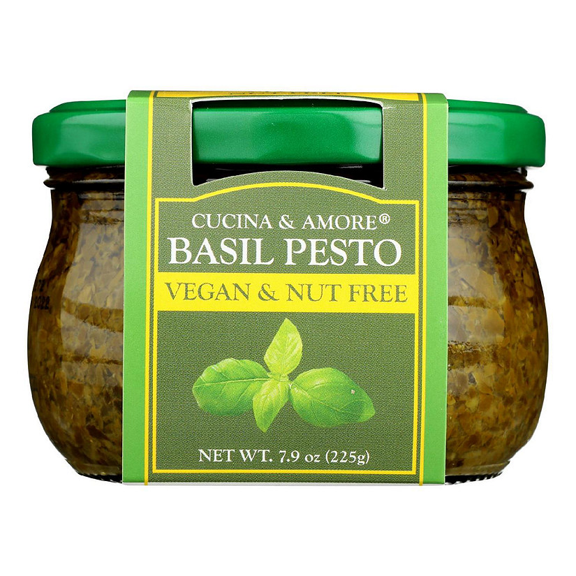 Cucina & Amore - Pesto Basil Vegn&nut Free - Case of 6-7.9 OZ Image