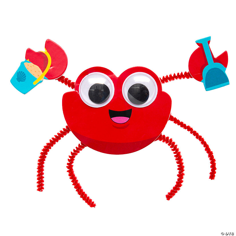 Cute Crab Magnet Craft Kit - Makes 12 Image