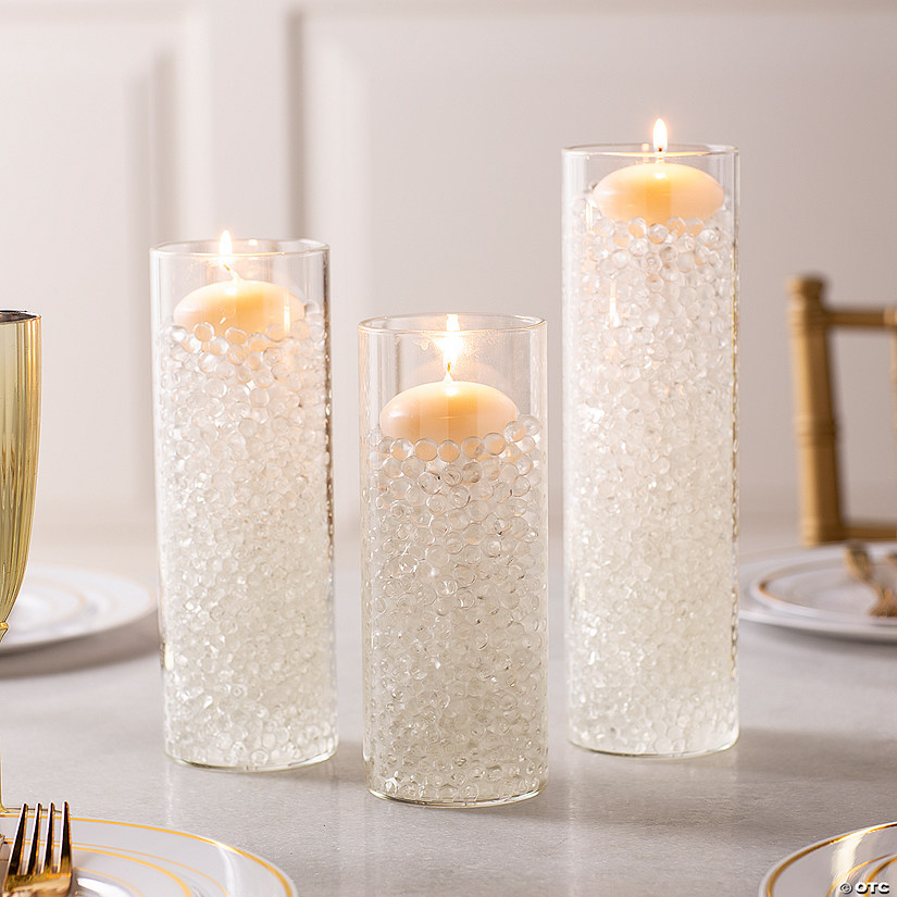 Cylinder Vases with Floating Candles Decorating Kit - 39 Pc. Image