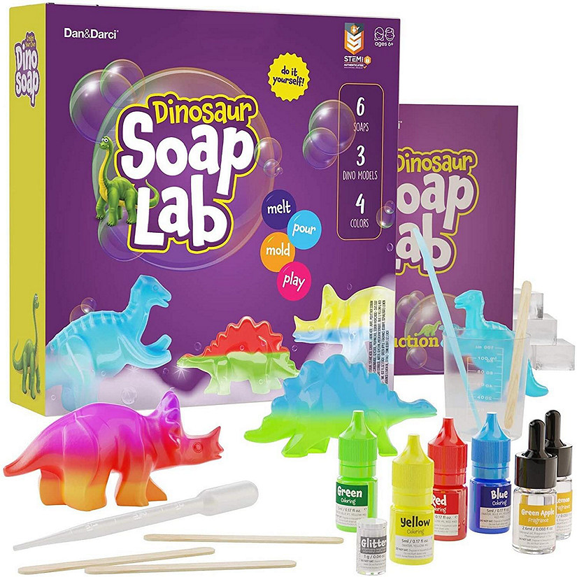 Dan&Darci - Dino Soap Making Kit for Kids Image