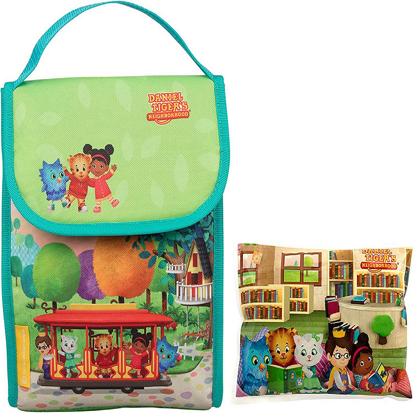 Daniel Tiger's Neighborhood - Insulated Durable Lunch Bag Tote Kit with Ice Pack - Trolley Image