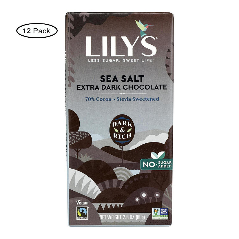 Dark Chocolate Bar - 70 Percent Cocoa - Sea Salt Image