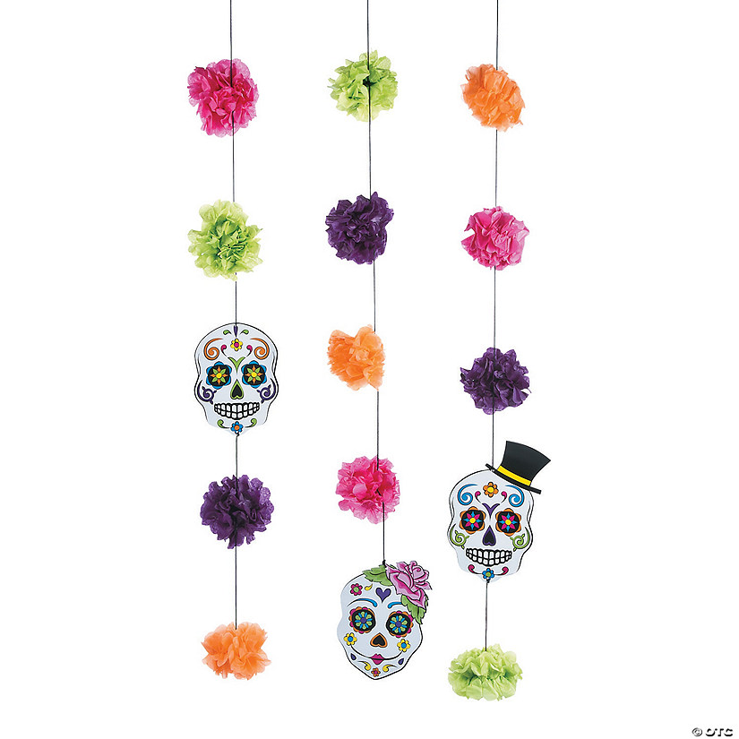 Day of the Dead Hanging Garlands - 3 Pc. Image