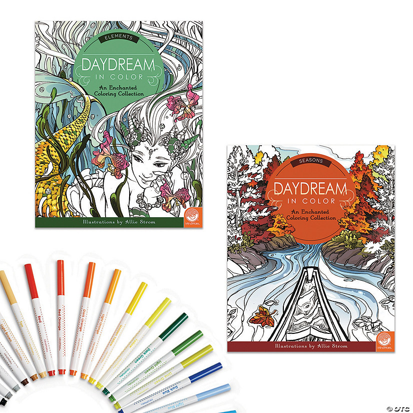 Daydream in Color: Set of 2 with 24 FREE Markers Image