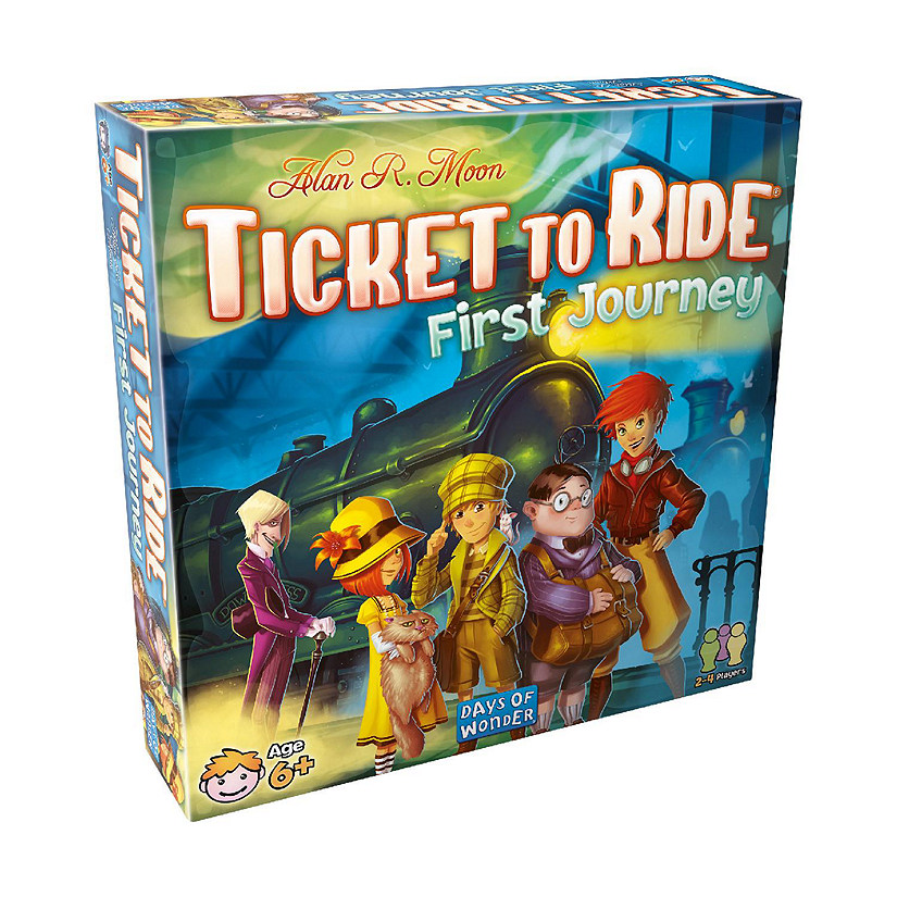 Days of Wonder Ticket to Ride: First Journey - USA Map Image