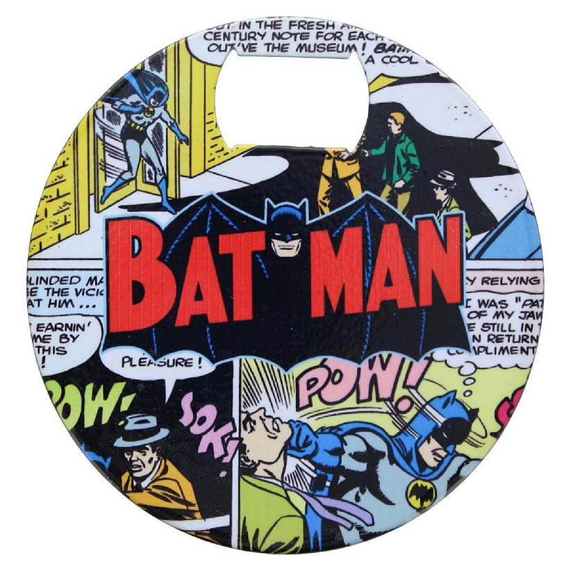 DC Comics Batman Comic Coaster Bottle Opener Image