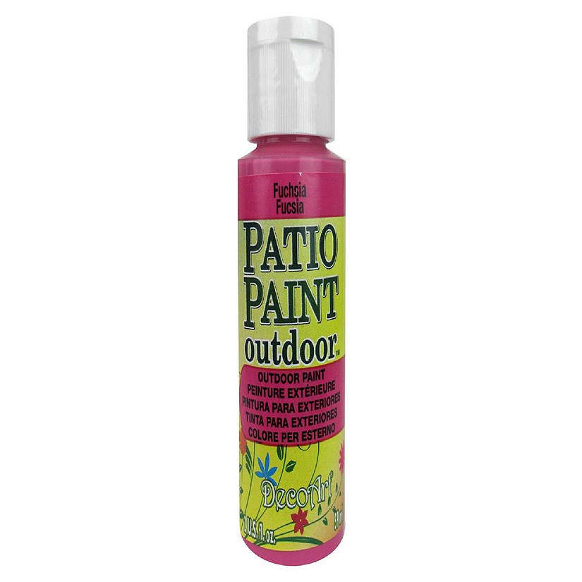 Decoart Patio Paint 2oz Fuchsia Image