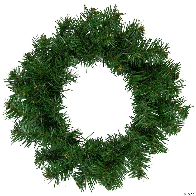Deluxe Dorchester Pine Artificial Christmas Wreath  16-Inch  Unlit Image