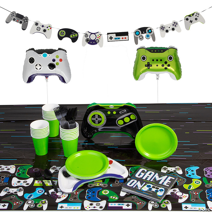 Deluxe Gamer Party Kit for 8 Image