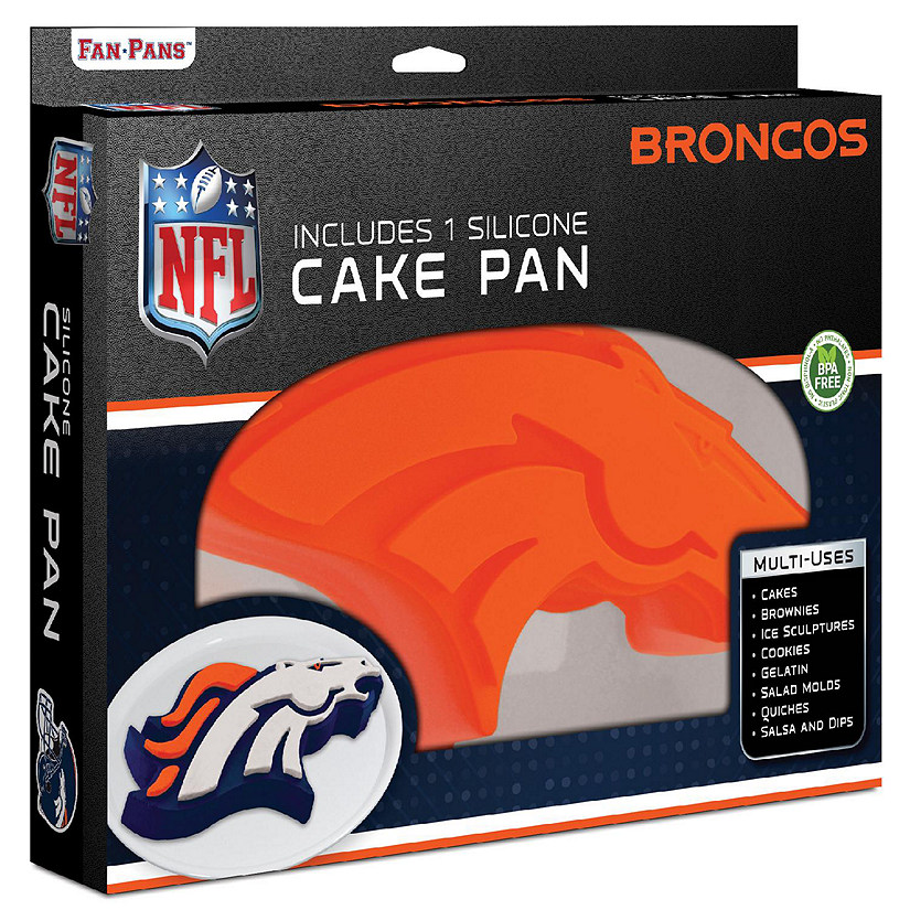 Denver Broncos Cake Pan Image