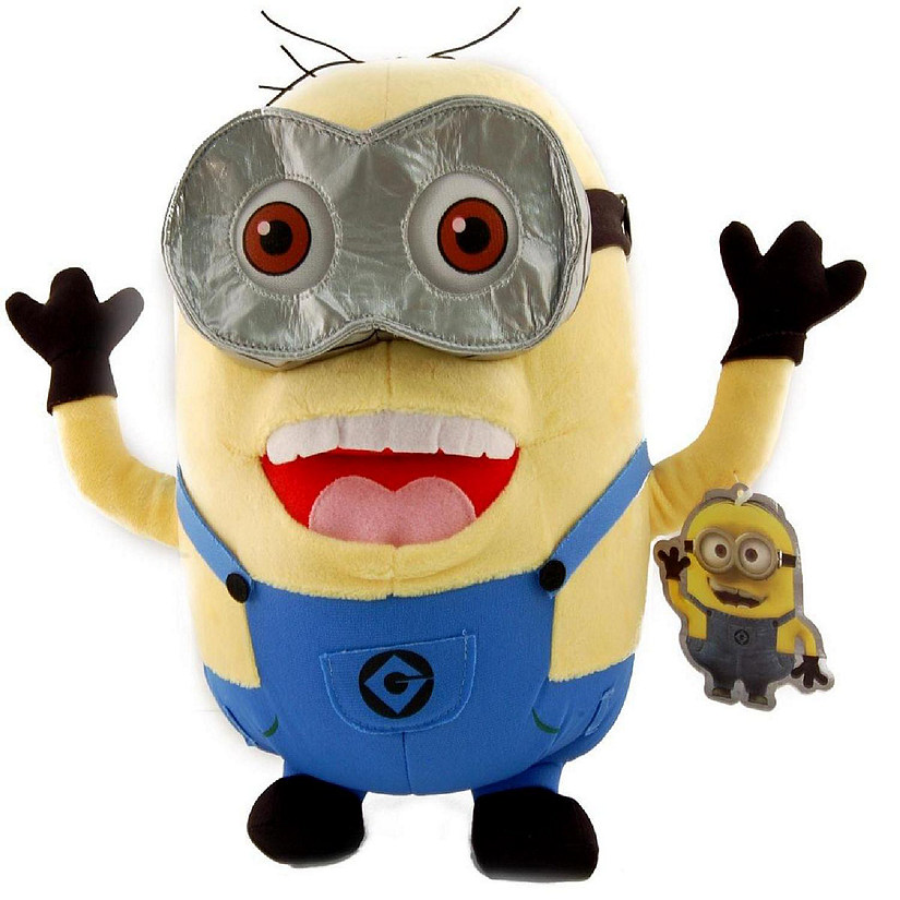 Despicable Me 2, 2 Eyed With Open Mouth Minion Jorge 12" Plush Image