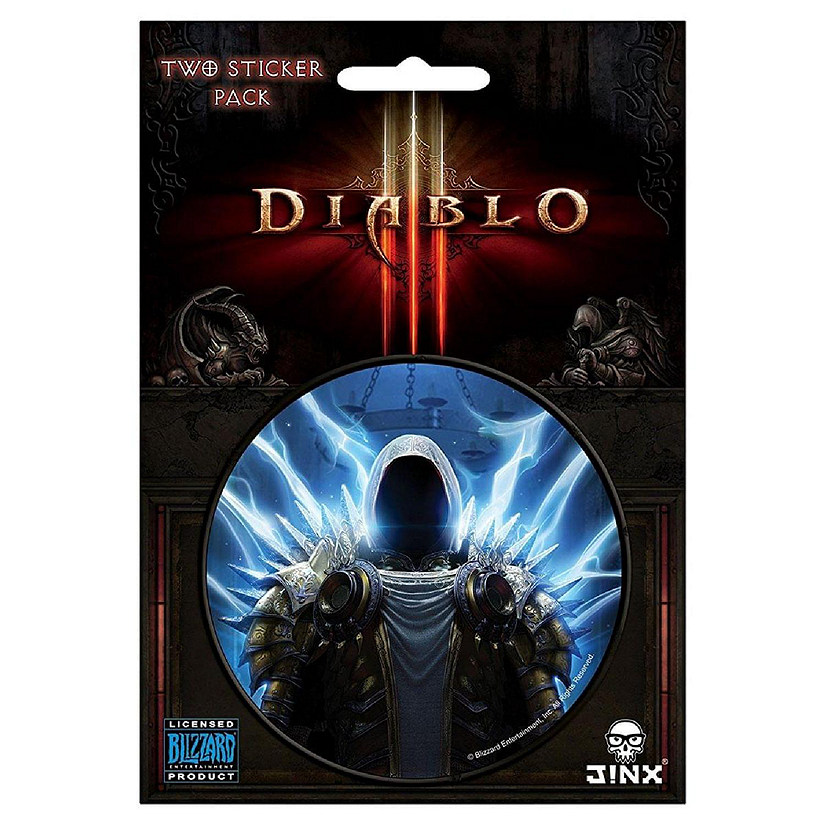 Diablo III 3" Round Sticker 2-Pack: Tyrael Image
