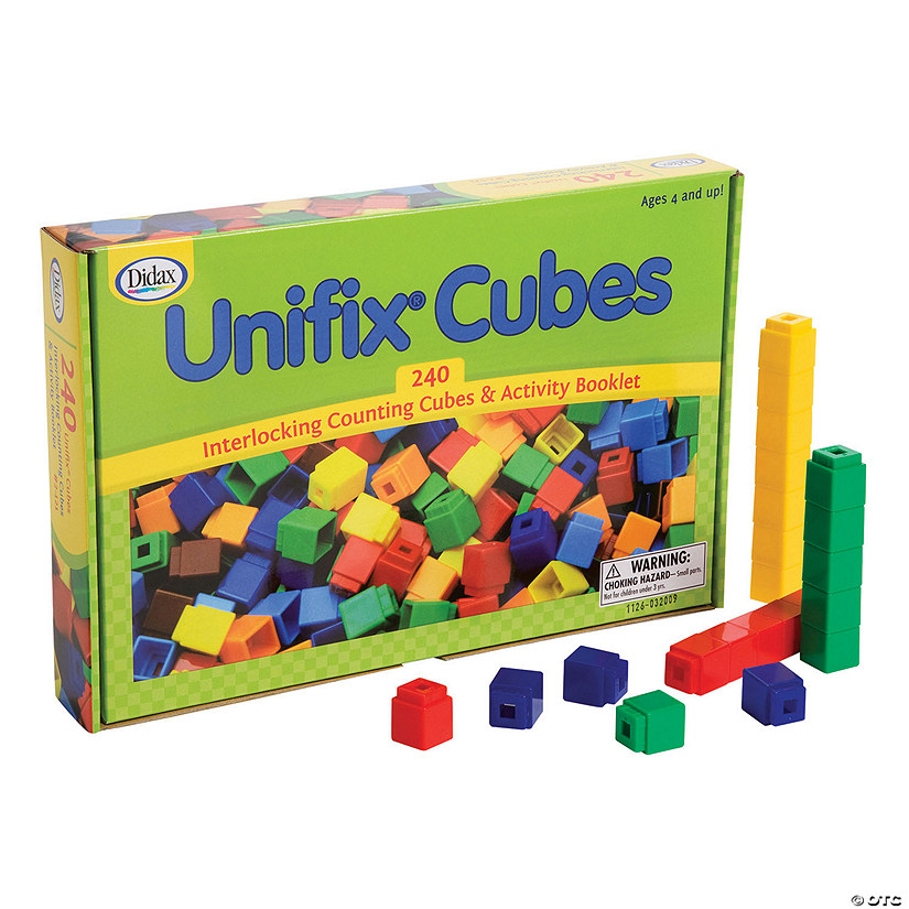 Didax UNIFIX Cubes for Pattern Building, 240 Per Pack Image
